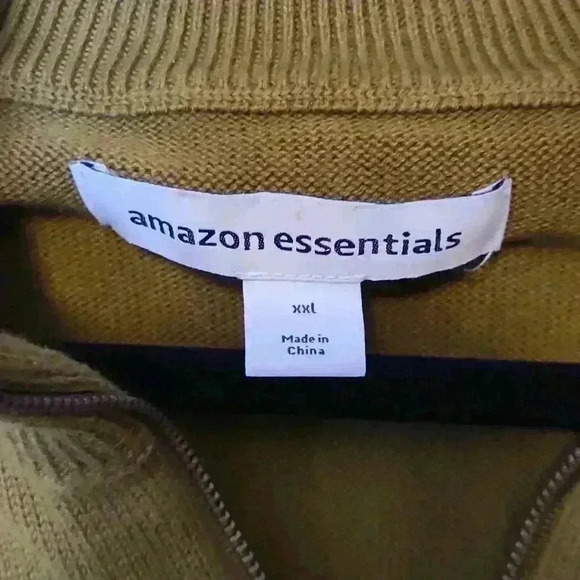 Olive 1/4 Zip Sweater - Picture 4 of 6